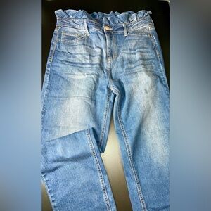 Cello Blue Paperbag Straight jeans size 11 EUC